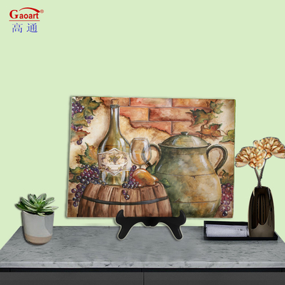 Moderno Design Todas as Temporadas Vidro Temperado Queijo Placemats para Cortar e Servir