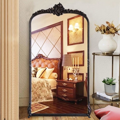 Espelho de estilo Art Deco montado na parede para decoração de grandes casas e salas de estar