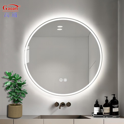 Luz LED Toque Ronda Luz Redonda Smart Salão Maquiagem Vanidade Banheiro Espelho de parede