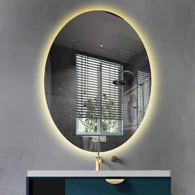 Luz LED Toque Ronda Luz Redonda Smart Salão Maquiagem Vanidade Banheiro Espelho de parede