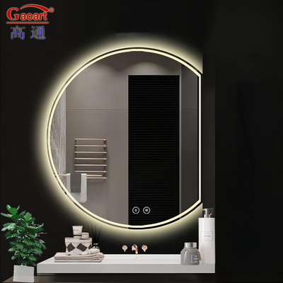 Decoração de banheiro Estilo de design moderno Espelho de vaidade LED sem quadro com função sem nevoeiro