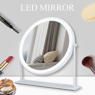 Menina Compacta Dama Dressing Cosmetic Table com LED Espelho de Luz Ideal e Decoração de Casa