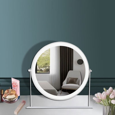 Menina Compacta Dama Dressing Cosmetic Table com LED Espelho de Luz Ideal e Decoração de Casa