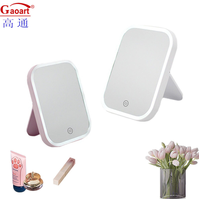 18x13.5cm LED Light Mirror Vanity Make Up Compacto para decoração de casa em design moderno