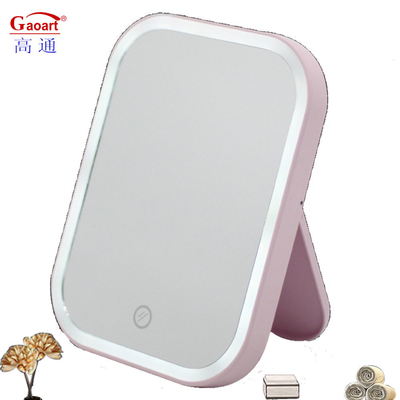 18x13.5cm LED Light Mirror Vanity Make Up Compacto para decoração de casa em design moderno