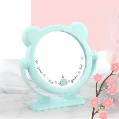 Espelho de maquiagem com design bonito e material de vidro 100 pcs