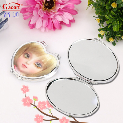 Mini Desk Compact Maquiagem Cosmética Vanity Dressing Standing Maquiagem Portátil Espelho