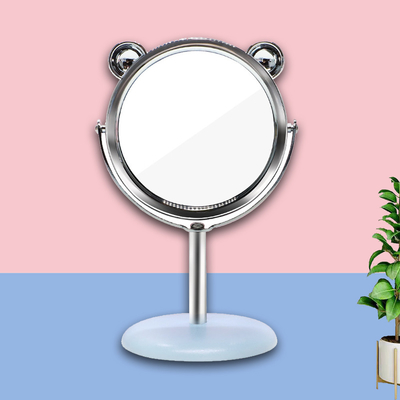 Mesa de maquiagem com estilo de design de moda e espelho cosmético