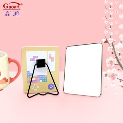 Portátil Morden Estilo Cosmético Mesa Desktop Maquiagem Top Standing Viagem Maquiagem Bonita Maquiagem Pequena Espelho de Mesa