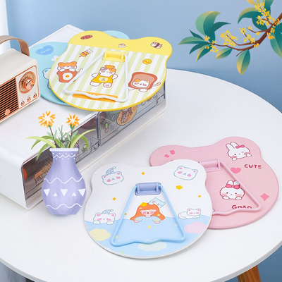 Espelho de bolso iluminado personalizável para a maquiagem da menina