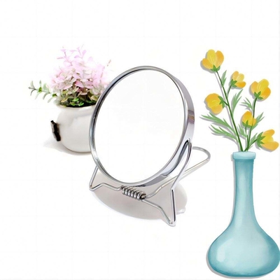Cute Travel Vanity Cosmetic Quadrado Pocketed Table Desktop Make-up Top Mirror Embalagem personalizada