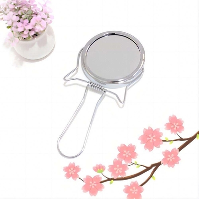 Cute Travel Vanity Cosmetic Quadrado Pocketed Table Desktop Make-up Top Mirror Embalagem personalizada