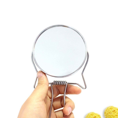 Cute Travel Vanity Cosmetic Quadrado Pocketed Table Desktop Make-up Top Mirror Embalagem personalizada