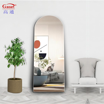 Design contemporâneo Quadro de liga de alumínio Espelho de banheiro de parede para decoração residencial
