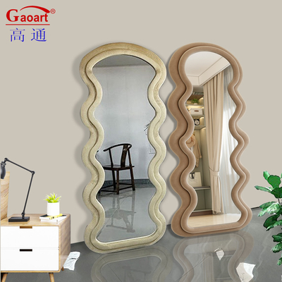 Estilo de design contemporâneo Espelhos decorativos grandes para parede instalados na parede