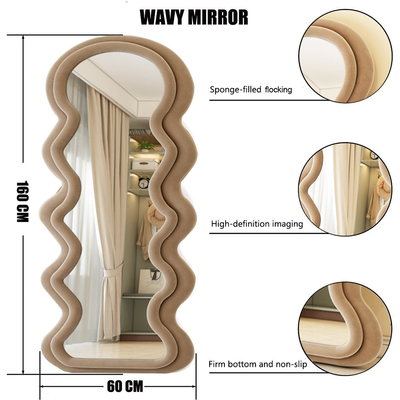 Design personalizado Espelhos de vidro grandes de alta qualidade para academia e salão Decoração de parede decorativa