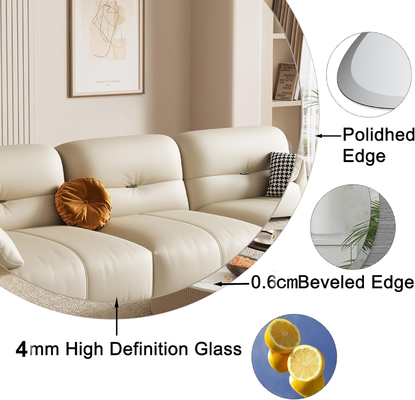 Espelho de maquiagem sem bordas de 3 mm, 4 mm, 5 mm e 6 mm / Refletor de parede sem moldura com estilo de design à prova d'água