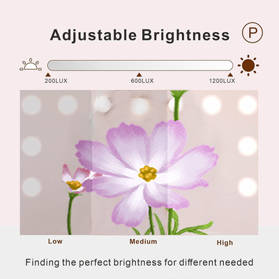 Starlight Bluetooth luminoso alto-falante vestimenta espelho com luz suave