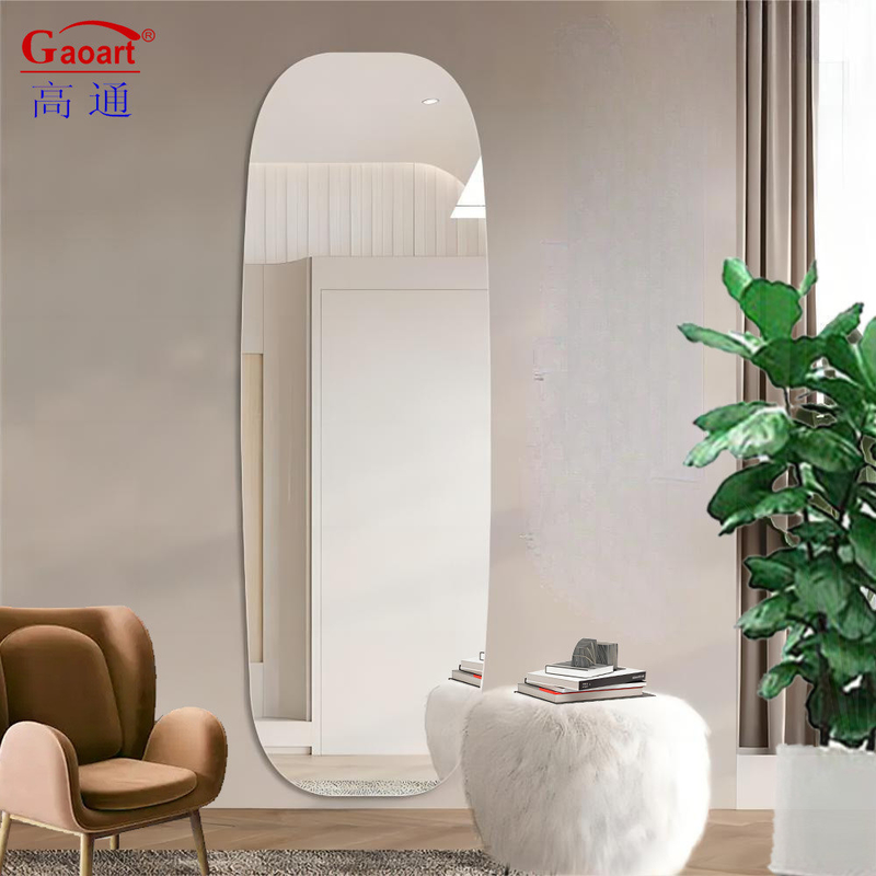 Ouro Decorativo Vidro Mágica Moderna Maquiagem Beleza Banho Incrível Casa Decoração Espelho de parede