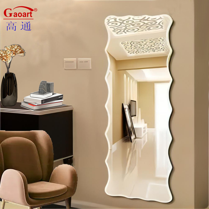 Full Make Up Beauty Mirror Morden estilo parede de vidro para decoração de banho moderno em casa