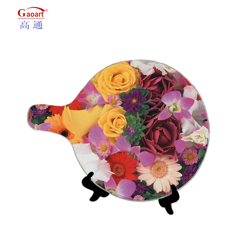 Tabela de corte de vidro temperado de 4 mm de cor personalizada para casa e cozinha em design clássico