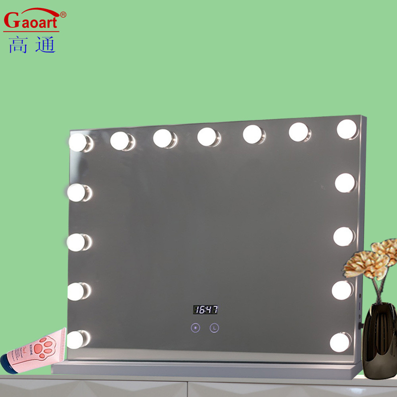 Maquiagem Diária Ocasiões Metal e Vidro Espelho com lâmpada LED Hollywood Vanity Light