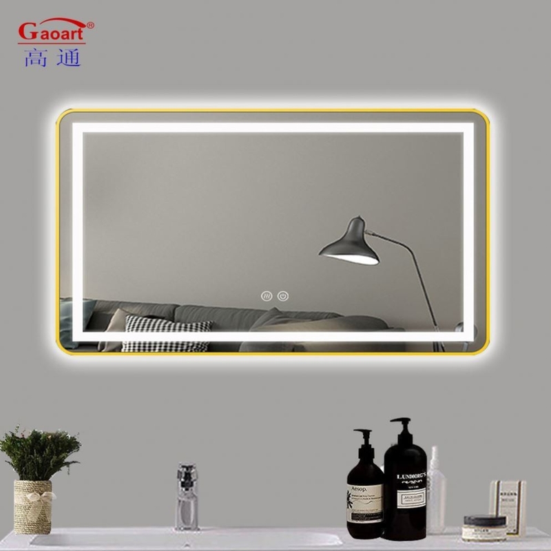 Espelho de vidro Luz LED Espelho de banheiro para salão de luxo Sala de dormir Sala de estar Decoração residencial