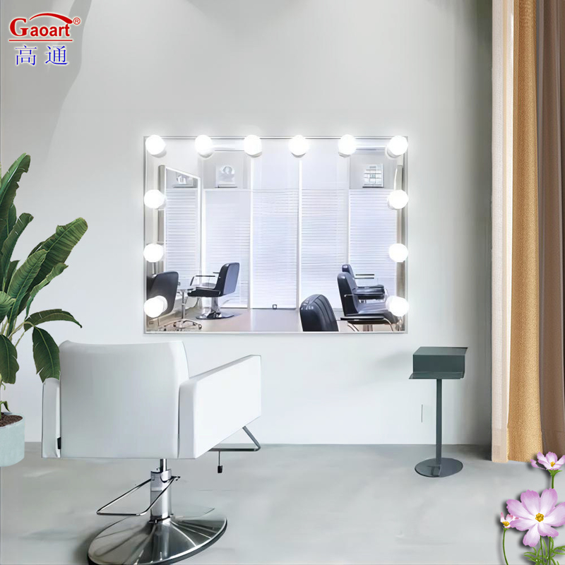 Rectângulo Hollywood Maquiagem Luz Vanidade Led Maquiagem Espelho Com Luzes Led Para Maquiagem Portátil