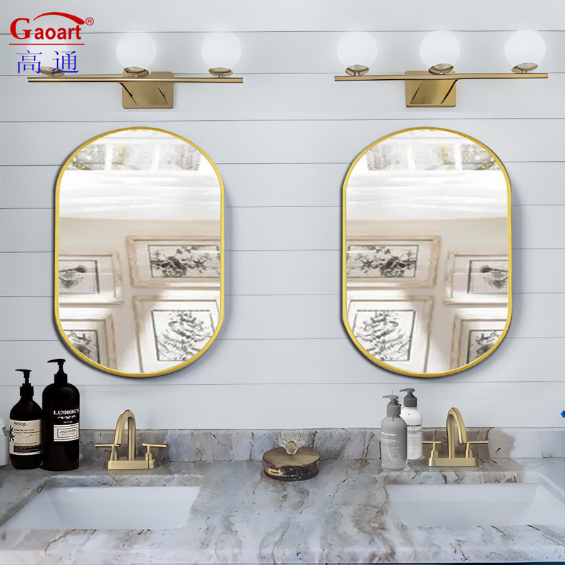 Espelho de parede de vidro para decoração de casa de luxo Cheval Hotel Vanity Decoração de quarto Arte 50