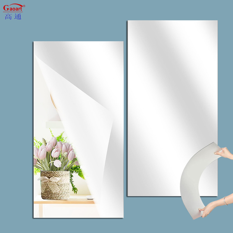 Decoração de casa Decalques de comprimento completo Sala de estar Vestido Acessórios com espelho acrílico