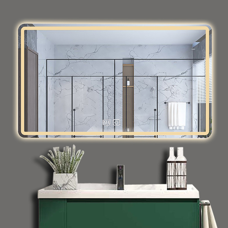 Moderno Design Dimensões Personalizadas Banheiro LED Espelho Iluminação de Parede para Decoração de Casa de Sala Inteira