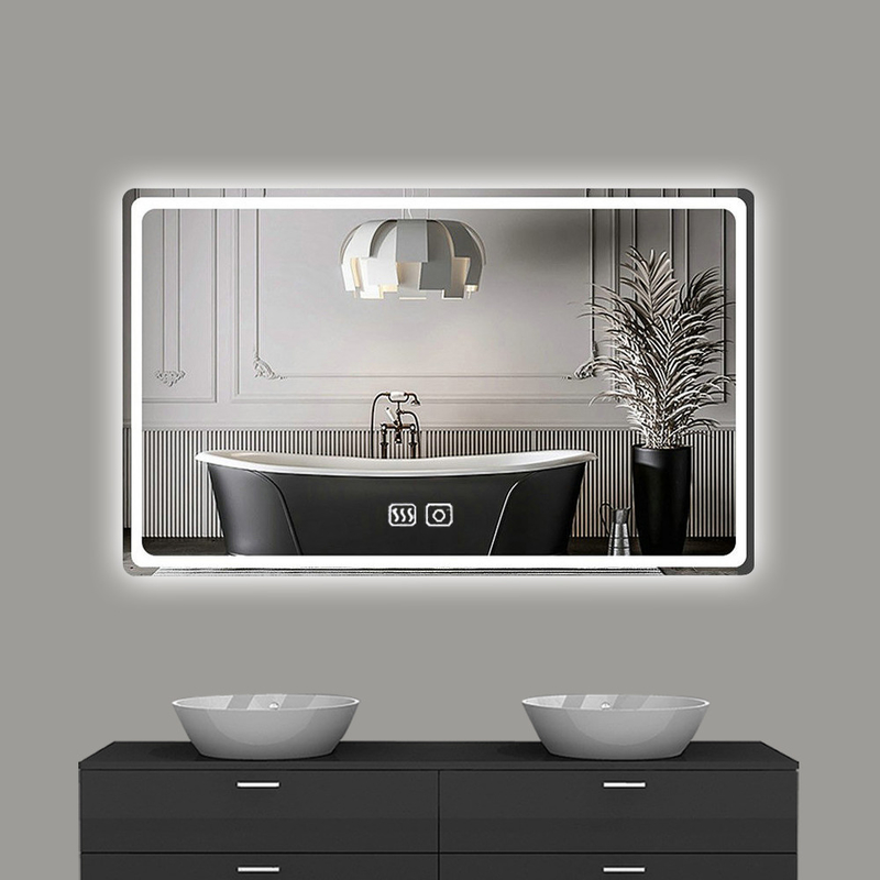 Smart Retail LED Banheiro Espelho de Luz para Modern Defogger Antifog chuveiro sem névoa