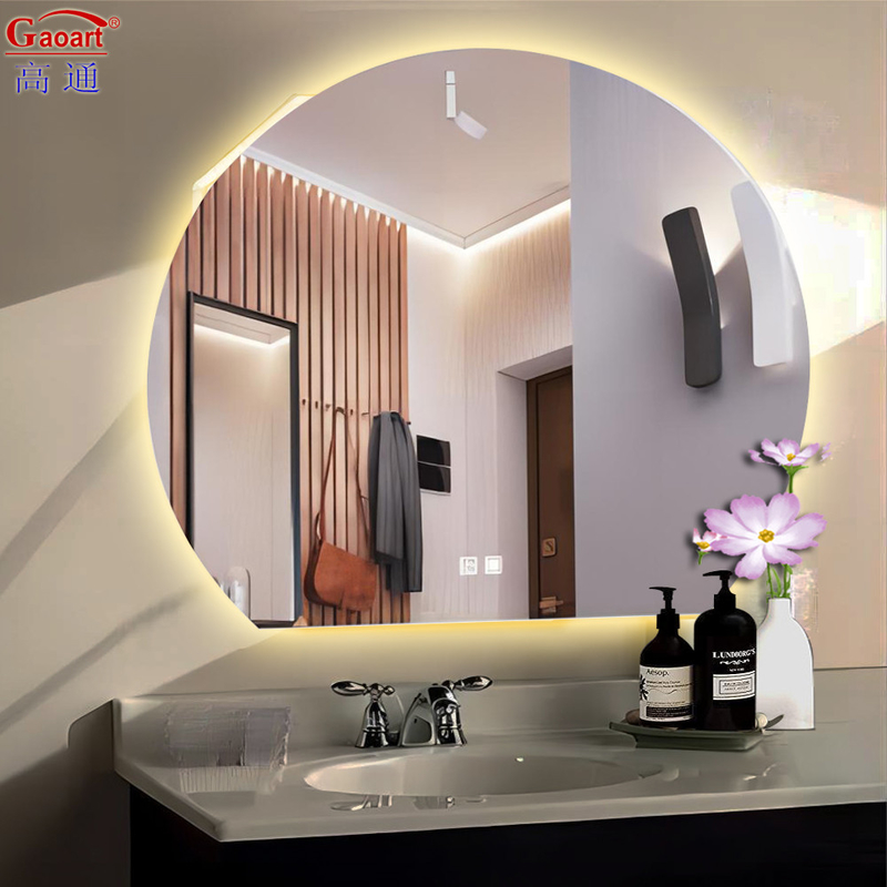 Decoração de banheiro Estilo de design moderno Espelho de vaidade LED sem quadro com função sem nevoeiro