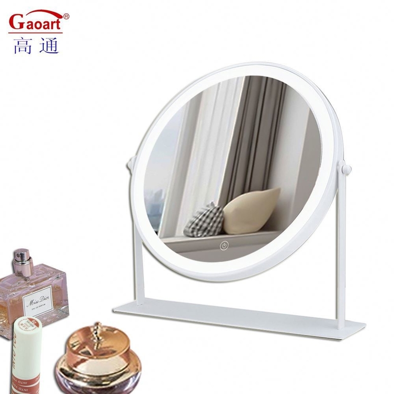 Menina Compacta Dama Dressing Cosmetic Table com LED Espelho de Luz Ideal e Decoração de Casa