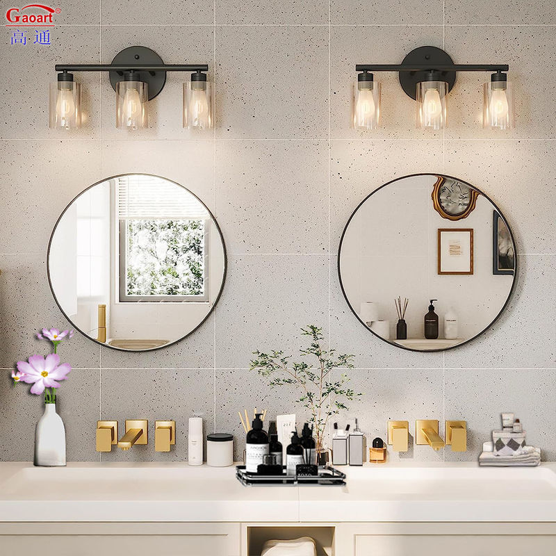 Huge Hotel Hair Station Funky Toilet Full Length Salon Sticker Espelho Redondo Decoração de Parede