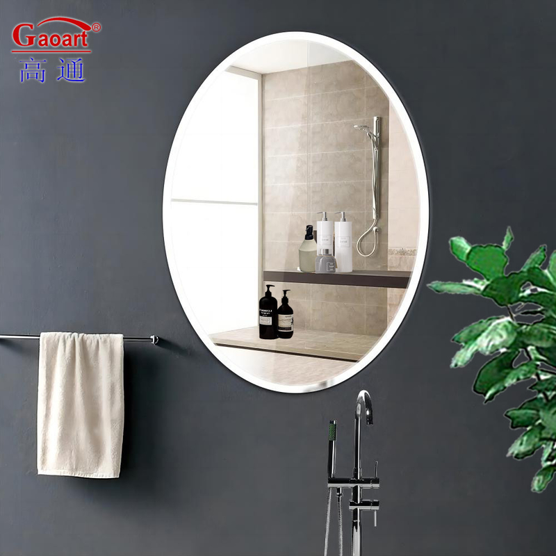 Espelho de maquiagem sem bordas de 3 mm, 4 mm, 5 mm e 6 mm / Refletor de parede sem moldura com estilo de design à prova d'água