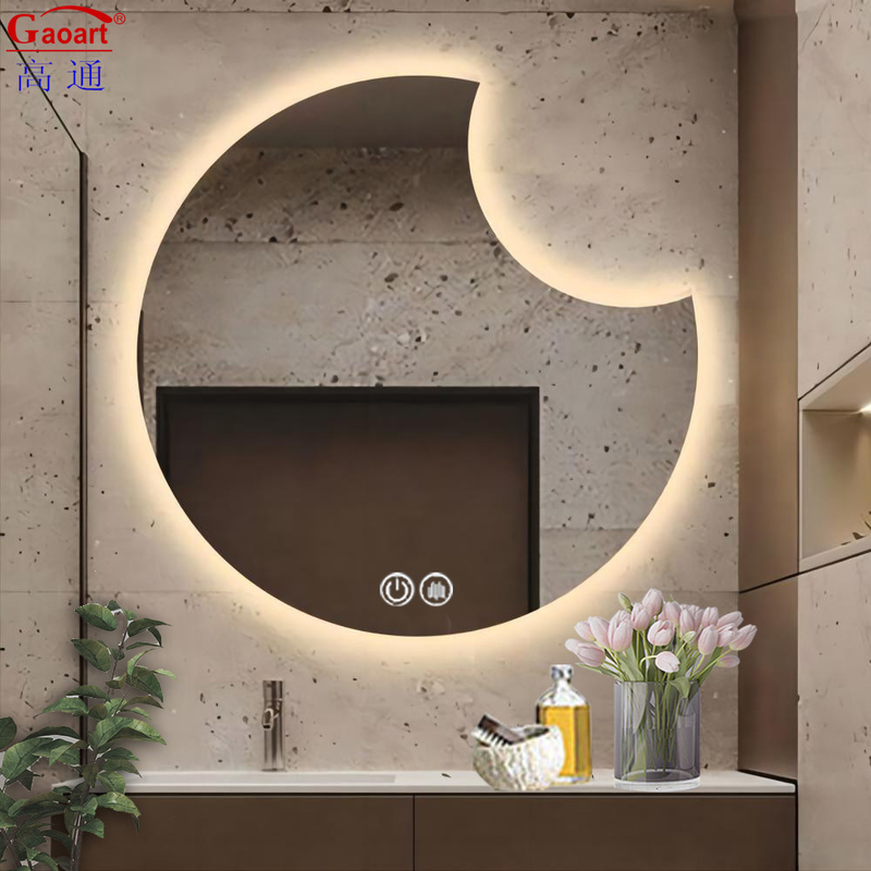 Experimente a melhor iluminação do banheiro com o nosso espelho LED e design elegante